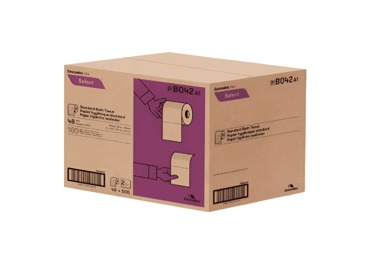 Our biodegradable toilet paper is the perfect answer for bathrooms in retail spaces, foodservice venues, and schools, offering an affordable and reliable solution for all your washroom needs.