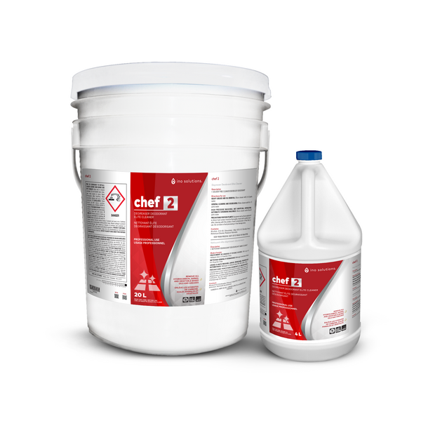 INO CHEF 2 - Degreaser Deodorant Elite Cleaner  Eco Pro