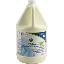 Safeblend Fragrance-Free Glass and Multi-Surface Cleaner is an ultra-concentrated formula designed for a superior clean on a variety of surfaces.