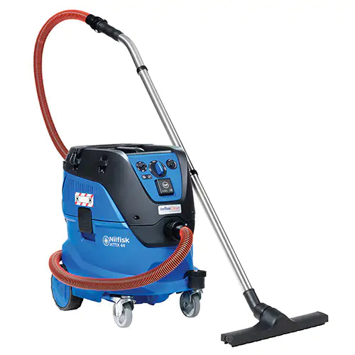 Nilfisk's ATTIX 44 dust extractor sets a new standard in capacity and performance. Designed for professionals looking for efficiency and durability, this sealed, self-cleaning equipment is ideal for large amounts of dust. Find out now and take your cleaning to the next level.