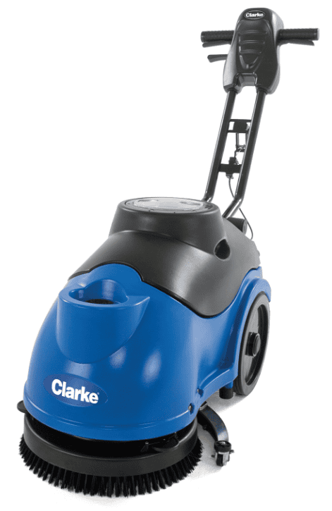 Floor scrubbing has never been easier or more cost-effective than with the Clarke® MA50™ 15B Walk-Behind Floor Scrubber. This rugged and simple-to-use machine features a 15-inch scrubbing path and an onboard battery that runs up to 2 hours, allowing you to clean up to 8,000 square feet per hour. Ideal for classrooms, offices, bathrooms, and more, it’s the best value in the floor-scrubbing category.