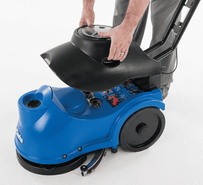 Floor scrubbing has never been easier or more cost-effective than with the Clarke® MA50™ 15B Walk-Behind Floor Scrubber. This rugged and simple-to-use machine features a 15-inch scrubbing path and an onboard battery that runs up to 2 hours, allowing you to clean up to 8,000 square feet per hour. Ideal for classrooms, offices, bathrooms, and more, it’s the best value in the floor-scrubbing category.