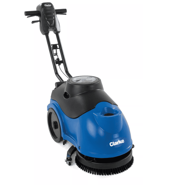 Floor scrubbing has never been easier or more cost-effective than with the Clarke® MA50™ 15B Walk-Behind Floor Scrubber. This rugged and simple-to-use machine features a 15-inch scrubbing path and an onboard battery that runs up to 2 hours, allowing you to clean up to 8,000 square feet per hour. Ideal for classrooms, offices, bathrooms, and more, it’s the best value in the floor-scrubbing category.