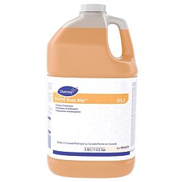 Our traction treatment is designed to be applied at full strength, micro-texturizing tile floors to enhance traction and improve safety. When diluted, it serves as a powerful daily cleaner, making it an essential addition to your professional cleaning supplies. The product is orange in color and contains no added fragrance, ensuring a clean and neutral finish.