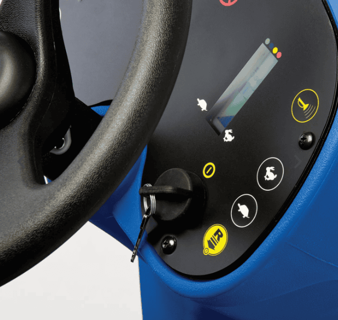 The FOCUS II Rider BOOST offers superior cleaning performance with its powerful motor and advanced technology. Ideal for commercial cleaning applications, this machine guarantees a spotless finish while minimizing water and chemical usage. The FOCUS II Rider BOOST delivers exceptional results with minimal environmental impact.