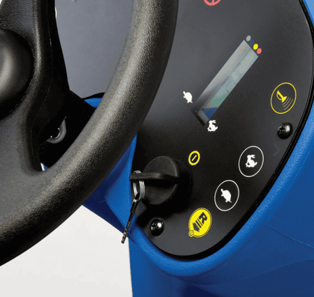 The FOCUS II Rider BOOST offers superior cleaning performance with its powerful motor and advanced technology. Ideal for commercial cleaning applications, this machine guarantees a spotless finish while minimizing water and chemical usage. The FOCUS II Rider BOOST delivers exceptional results with minimal environmental impact.