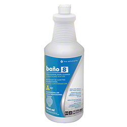 INO BANO 8 is a professional-grade bowl cleaner, expertly formulated with a blend of acid and surfactant to tackle tough stains and hard mineral deposits. This heavy-duty cleaner is ideal for weekly use on porcelain urinals and toilet bowls, ensuring they remain spotless and hygienic.