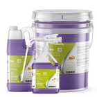 INO BIO 10 offers a biotechnological, scrub-free solution for effectively removing soap scum and scale residues from bathtubs, showers, toilet bowls, and urinals