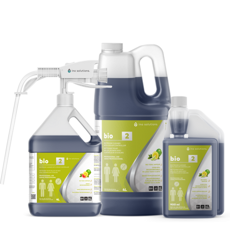 NO BIO 2 Restroom Cleaner with Odor Controller harnesses cutting-edge biotechnology to deliver exceptional cleaning and odor control. This ultra-specialized solution targets and eliminates odors at the source while leaving a refreshing lemon-lime scent.