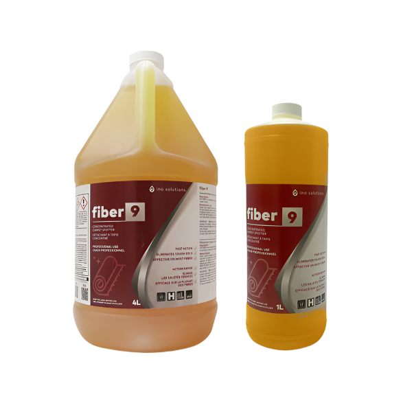 INO FIBER 9 - Carpet Cleaner and Spotter, this highly effective cleaner is specially formulated to tackle stubborn stains and heavy dirt accumulation on carpets before your routine cleaning.