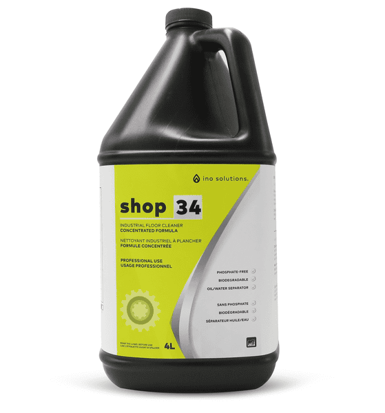 Elevate your industrial cleaning with INO SHOP 34, a cutting-edge floor cleaner designed to deliver exceptional performance while being environmentally responsible. 