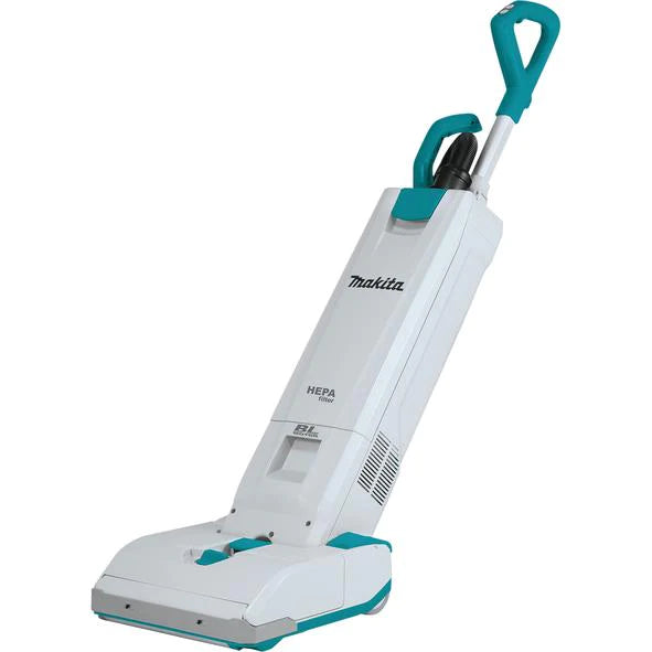 the Makita DVC560PT2 Cordless Commercial Upright Vacuum. Engineered for both powerful performance and versatility, this 18V LXT Li-Ion vacuum is perfect for commercial and heavy-duty use.