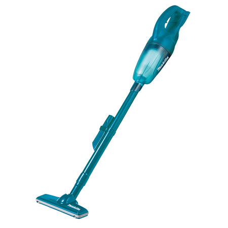 Makita 18V LXT 650ml Stick Vacuum Cleaner (DCL180ZX). This cordless vacuum cleaner is designed for ultimate portability and ease of use, making it an ideal choice for shops, offices, or home environments. 