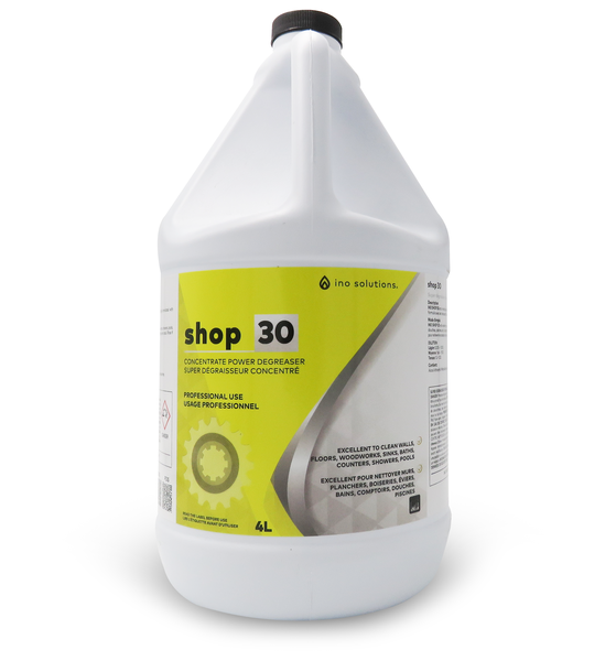 Revolutionize your cleaning routine with INO SHOP 30, the advanced all-purpose cleaner degreaser designed to tackle the toughest grime and stains. 