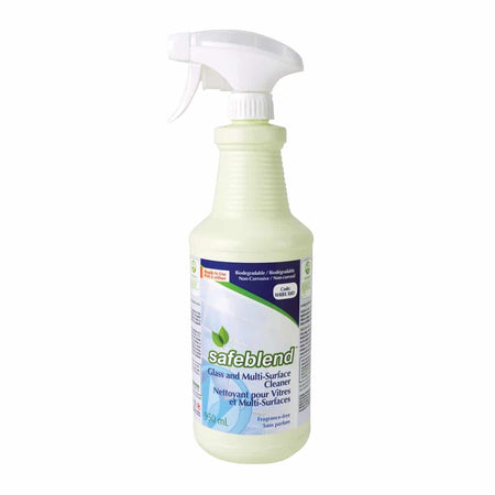 Safeblend Fragrance-Free Glass and Multi-Surface Cleaner delivers a brilliant clean for a variety of surfaces. 