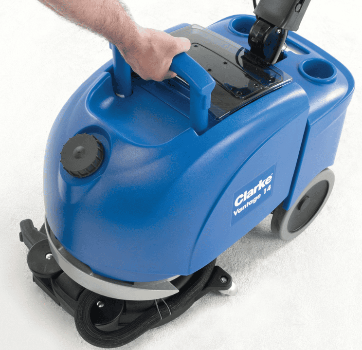 The Vantage 14 Micro Scrubber combines rugged reliability with innovative performance, making it a top choice for efficiently cleaning small, hard-to-clean areas. Its compact design, ease of use, and superior scrubbing capabilities make it an essential tool for maintaining a clean and impressive facility.