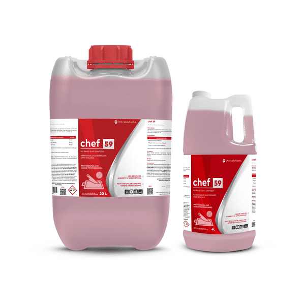 INO CHEF 59 - Désinfectant Quat sans rinçage 